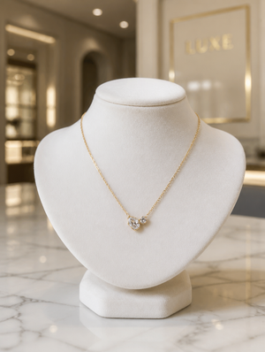 Herz Zirkonia Halskette - Showroom Style